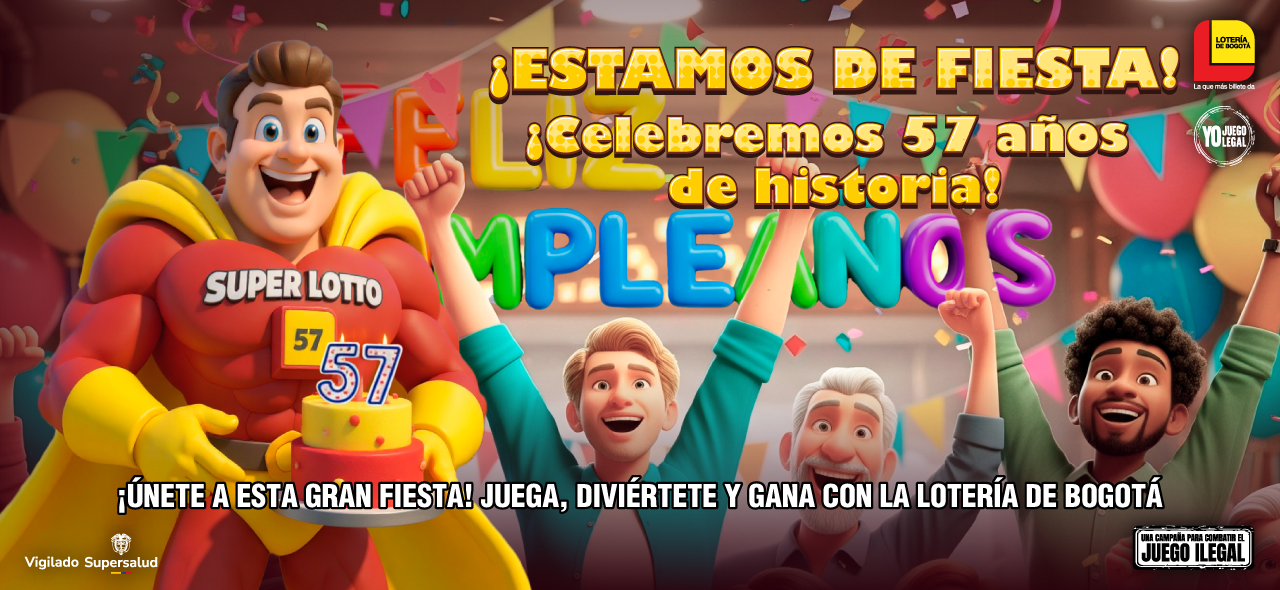 La Lotería de Bogotá celebra 57 años