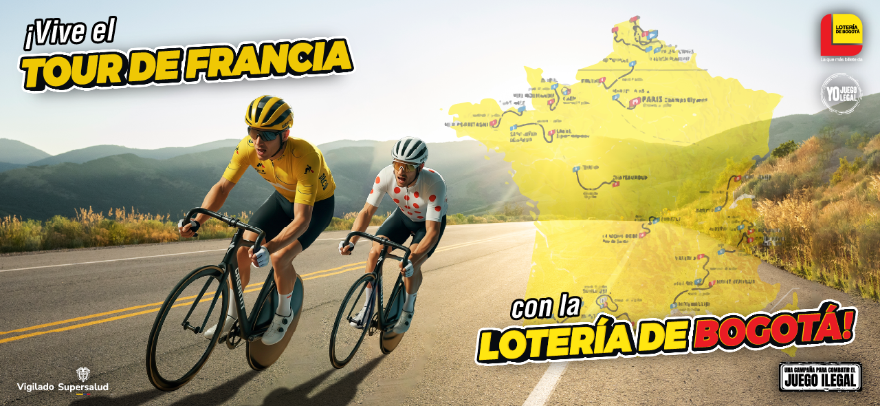 ¡Vive la emoción del Tour de Francia con la Lotería de Bogotá!