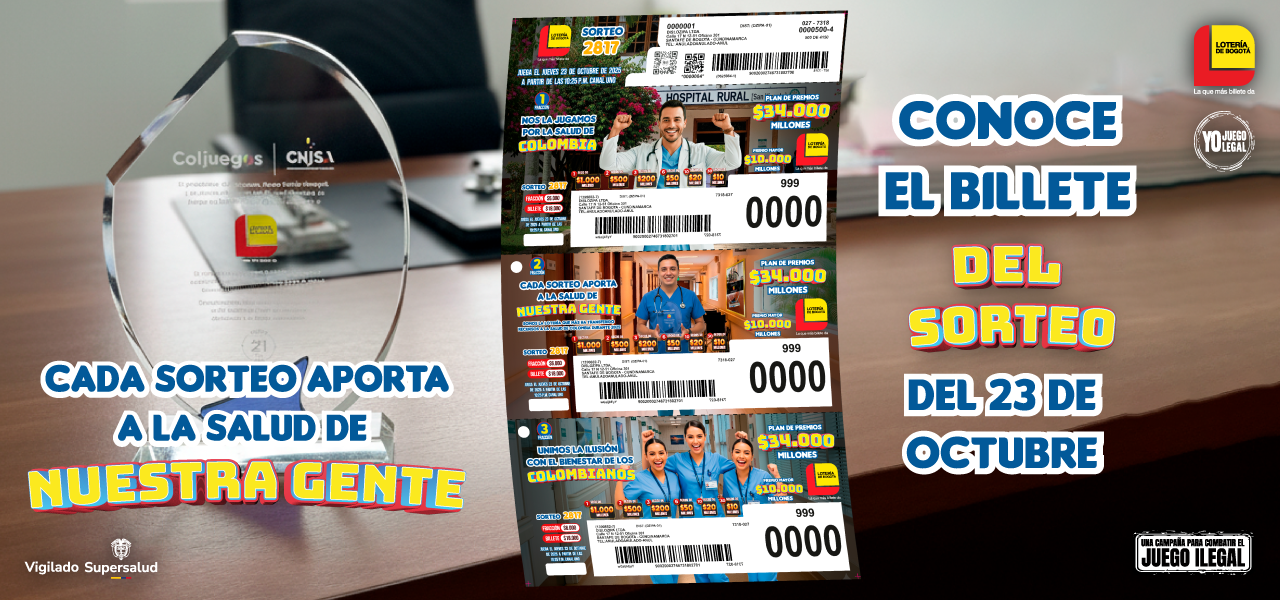 Billete de la semana sorteo 2817