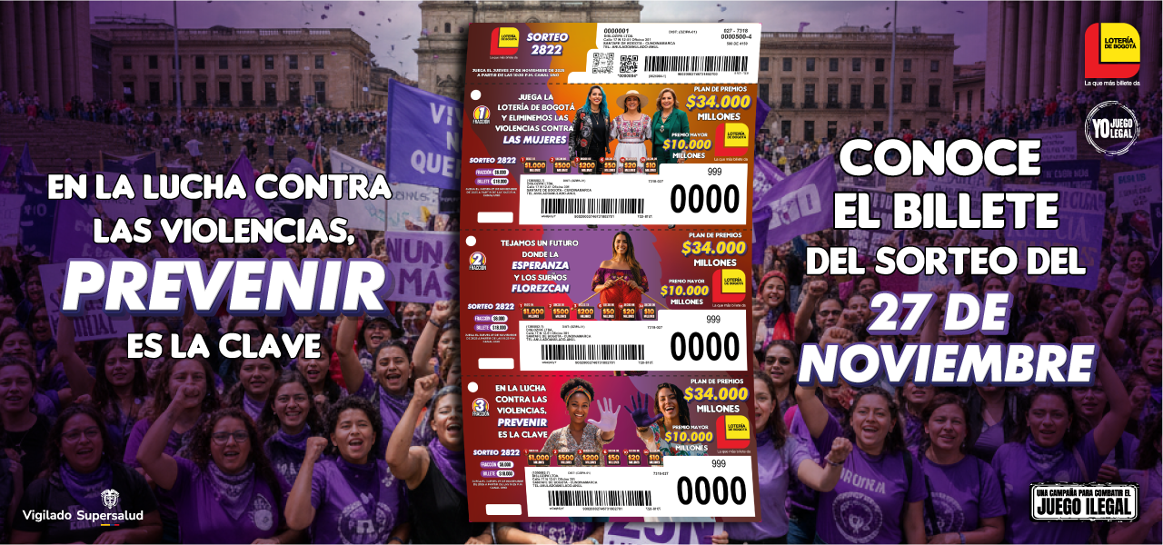 Conoce el billete del sorteo