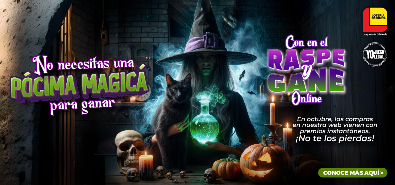 RASPE Y GANE ONLINE OCTUBRE LOTERPIA DE BOGOTÁ